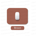 Kompaktes Leder Mousepad – Rutschfeste, doppelseitige PU Leder Mausmatte für Gaming, Büro & Laptop