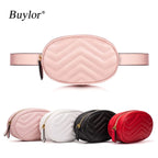 Buylor Damen Bauchtasche – Designer PU-Leder Fanny Pack & Chest Bag, Modische Gürteltasche mit Handyfach