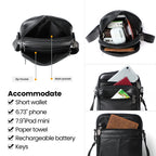 JOYIR Herren Leder Crossbody Bag – Trendige Casual Schultertasche aus Echtleder für Männer