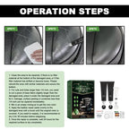 Leather Finish Gel Reparatur Set – Natürlicher Lederfüller & Repair Gel für Autositze, Sofas & Kratzer