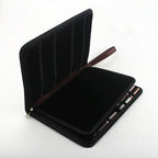 PU Leder Stifteetui für 10–48 Stifte – Wasserfeste Pen Pouch für Füllfederhalter & Rollerball Pens