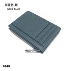 ISKYBOB Süße Damen Geldbörse aus PU-Leder – Kurze Wallet mit Reißverschluss & Druckknopf, Cartoon-Print, Kartenhalter & Münzfach