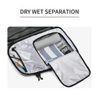 Business Herren Reiserucksack mit Vakuum-Kompression – Großer 17 Zoll Laptop Rucksack, wasserdicht & erweiterbar