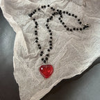 Vintage Lederkette mit Stern-Anhänger – Unisex Halskette im Antique-Silver-Look, Y2K Schmuck für Damen & Herren