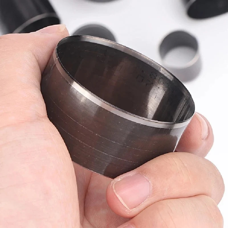 30-teiliges Rundlochstanzen Set 1–50 mm mit Aufbewahrungsbox – Hohlstanzer aus Carbonstahl für Leder & Handwerk