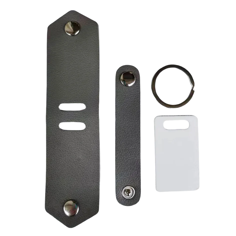 Porte-clés en cuir personnalisé avec photo et gravure – Porte-clés individuel avec texte laser, message émotionnel pour la famille, les amis et les partenaires 