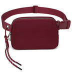Extra Lange Gurt Fanny Pack – Leichte und Stylische Polyester Bauchtasche mit Handyfach, Umhänge- & Gürteltasche