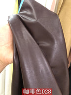Dünnes weiches Kunstleder Meterware – Tissu en cuir PU élastique avec revêtement pour vêtements, sacs et projets de bricolage 