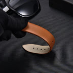 Ultradünnes Kalbsleder Uhrenarmband – Bracelet en cuir élégant pour femmes et hommes en 16 mm, 18 mm, 20 mm et 22 mm