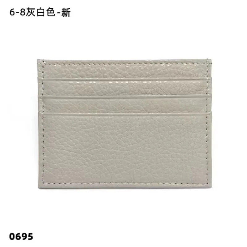 GZGUANDA Personalisierter Leder Kartenhalter – Slim Mini Card Bag aus echtem Rindsleder für Damen & Herren