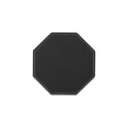 Individueller PU-Leder Untersetzer mit Logo – Achteckiger Kaffee- &amp; Tassenuntersetzer im nordischen Stil | Résistant à l'eau et moderne 