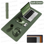 PU Leder Schreibtischunterlage in mehreren Größen – Wasserdichtes XXL Mouse Pad für Büro, Gaming & PC von DAORANGE