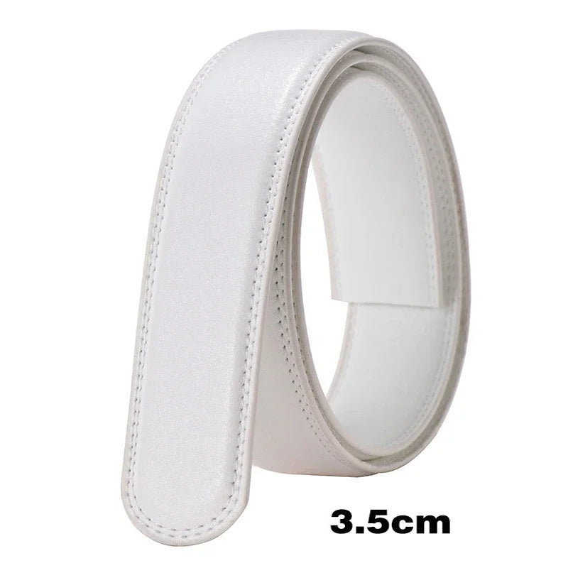 Hochwertiger PU-Ledergürtel ohne Schnalle – Premium Ersatzriemen für automatische Gürtelschnallen