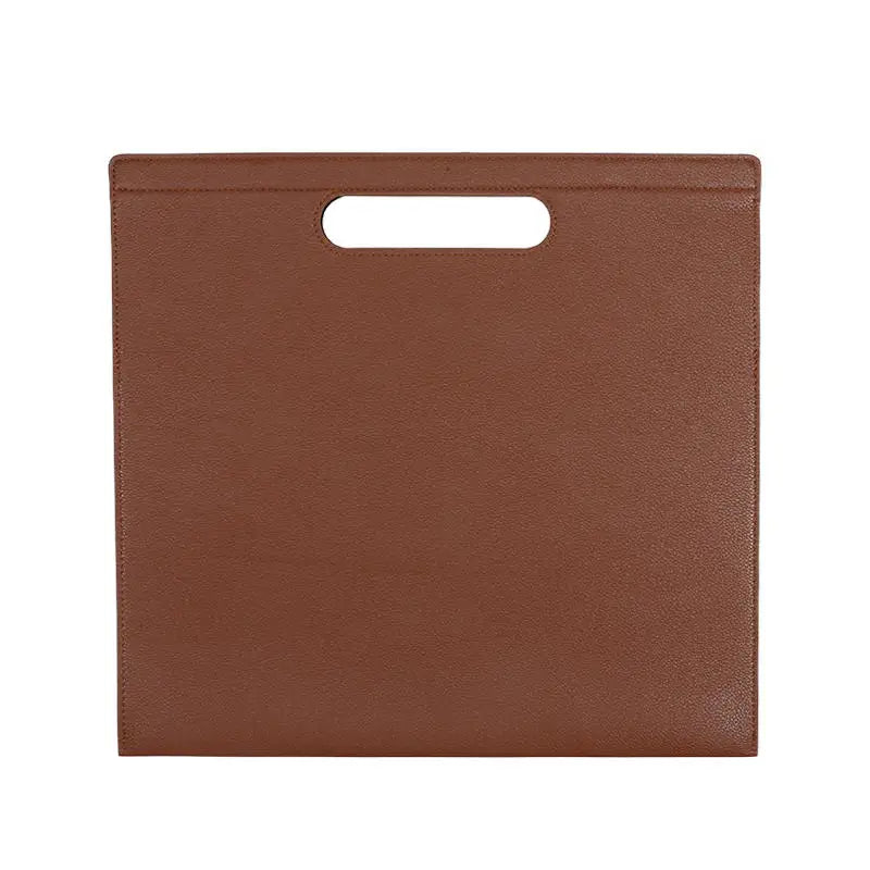 A4 PU-Leder Dokumententasche mit Magnetverschluss – Robusto organizador empresarial Mappe &amp; Tablet Tasche für Büro &amp; Alltag 