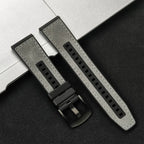 Brazalete de silicona de cuero de 22 mm para Huawei Watch GT5 / GT5 Pro / GT4 y Samsung Galaxy Watch – Brazalete híbrido robusto para modelos de 46 mm y 45 mm