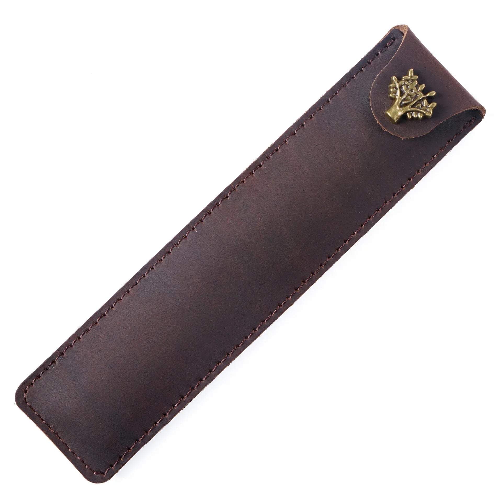 Vintage Leather Stifteetui aus Echtleder – Handgefertigtes Retro Pen Case for Füllfederhalter &amp; Schreibwaren | Schutz &amp; Stil pour l'école et le bureau 