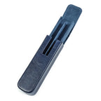 Echtes Leder Füllfederhalter-Etui mit 2 Fächern – Elegantes Pen Case für Reisen, Büro & Schule