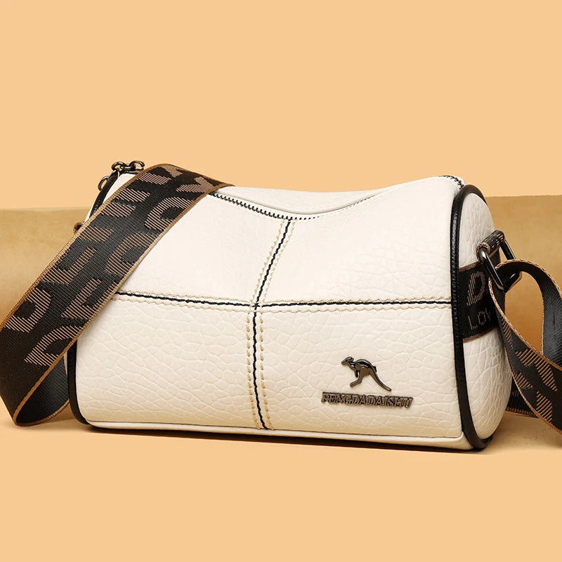 Luxuriöse Damen Handtasche aus weichem Rindsleder – Hochwertige Schulter- & Crossbody Bag 2024, elegante Leder Tote für Alltag & Business