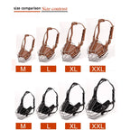 Atmungsaktiver Hunde Maulkorb – Verstellbarer Anti-Beiß Mundschutz mit sicherem Verschluss für Hunde 