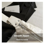 Underarm Bag Damen aus PU-Leder – Baguette Schultertasche mit Reißverschluss, Cool Drag Style &amp; großem Stauraum 