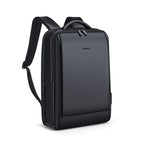 WILLIAMPOLO Echtleder Rucksack unisex – Mochila grande para ordenador portátil para negocios, viajes y viajes