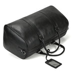 WANTING Leder Reisetasche 55 cm aus Crazy Horse Rindsleder – Wasserdichte Herren Wochenendtasche mit Schuhfach für Business & Flugreisen