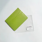 Véritable carte avec initiales – Slim Luxus Card Holder aus Rindsleder für Damen &amp; Herren | Porte-monnaie personnalisé