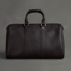 PNDME Vintage Leder Reisetasche aus echtem Rindsleder – Große Luxury Travel Duffle Bag aus First-Layer Cowhide für Damen & Herren