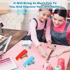 Tragbare Mini Handnähmaschine – Kabellose manual Nähmaschine für Kleidung, Leder &amp; DIY-Projekte