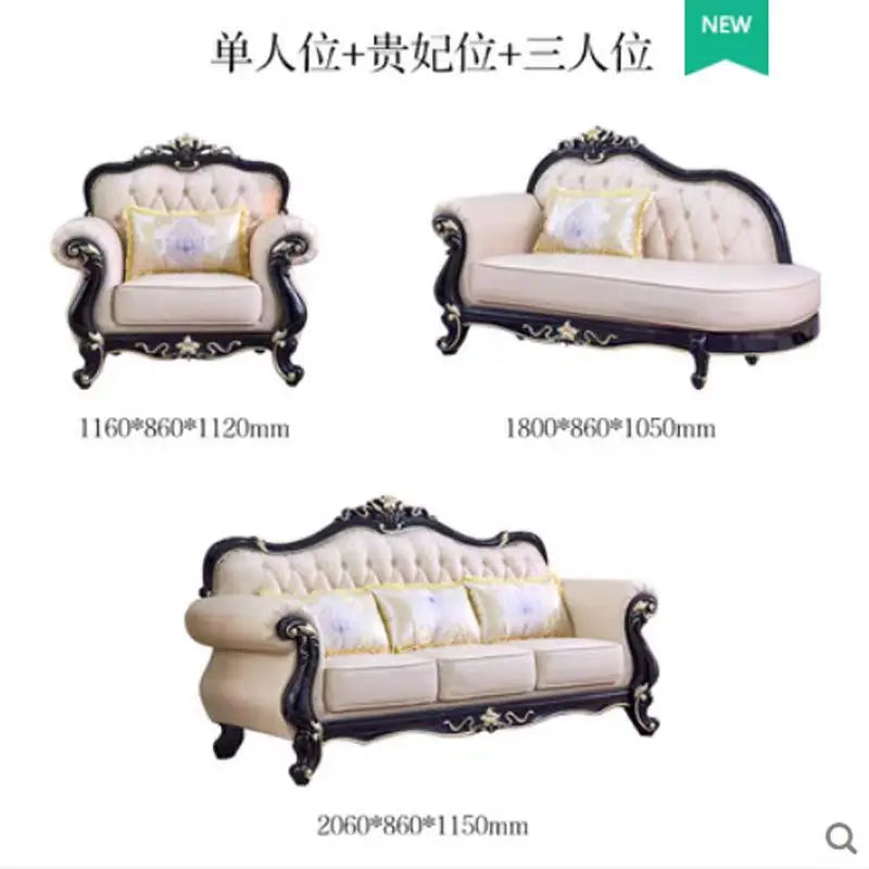 Canapé en cuir design exclusif pour la maison – Canapé moderne en forme de L sur un véritable canapé, configuration individuelle, salon de luxe 