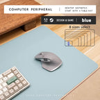 EMTRA Leder Gaming Mousepad - Großes, Rutschfestes &amp; Wasserdichtes Mauspad in Mehrfarben für Büro, Gaming &amp; Homeoffice