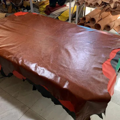Großformatiges Echtleder Rindsleder – Ganze Haut aus erster Schicht, weich & flexibel für Taschen, Polster & DIY-Projekte