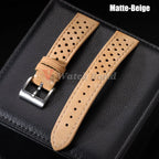 Echtes Rindsleder Uhrenarmband 18mm, 20mm & 22mm – Weiches Vintage Lederarmband für Samsung Galaxy Watch 6, 5, 4 & klassische Uhren