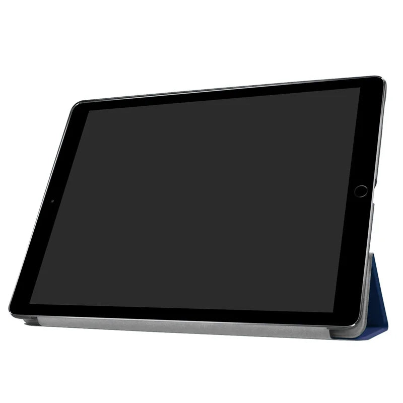 Tri-Fold PU-Leder Hülle für iPad Pro 12.9 Zoll (1. & 2. Generation) – Smart Cover mit Standfunktion für iPad Pro 12.9 (2015 & 2017)