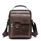 Herren Umhängetasche für 9,7" iPad – PU-Leder Crossbody Bag, Business & Reise, Modischer Messenger Bag