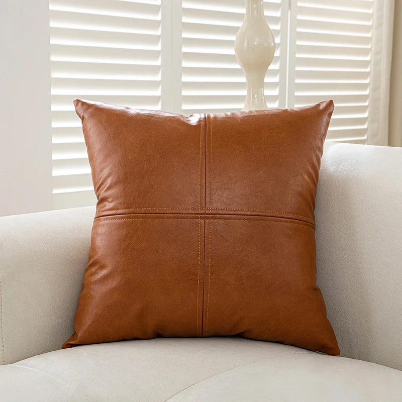 Wasserfestes PU-Leder Rückenlehnenkissen – Großes Kopfteil- & Wandpolster für Bett, Tatami & Schlafzimmer, kratzfest & stoßdämpfend