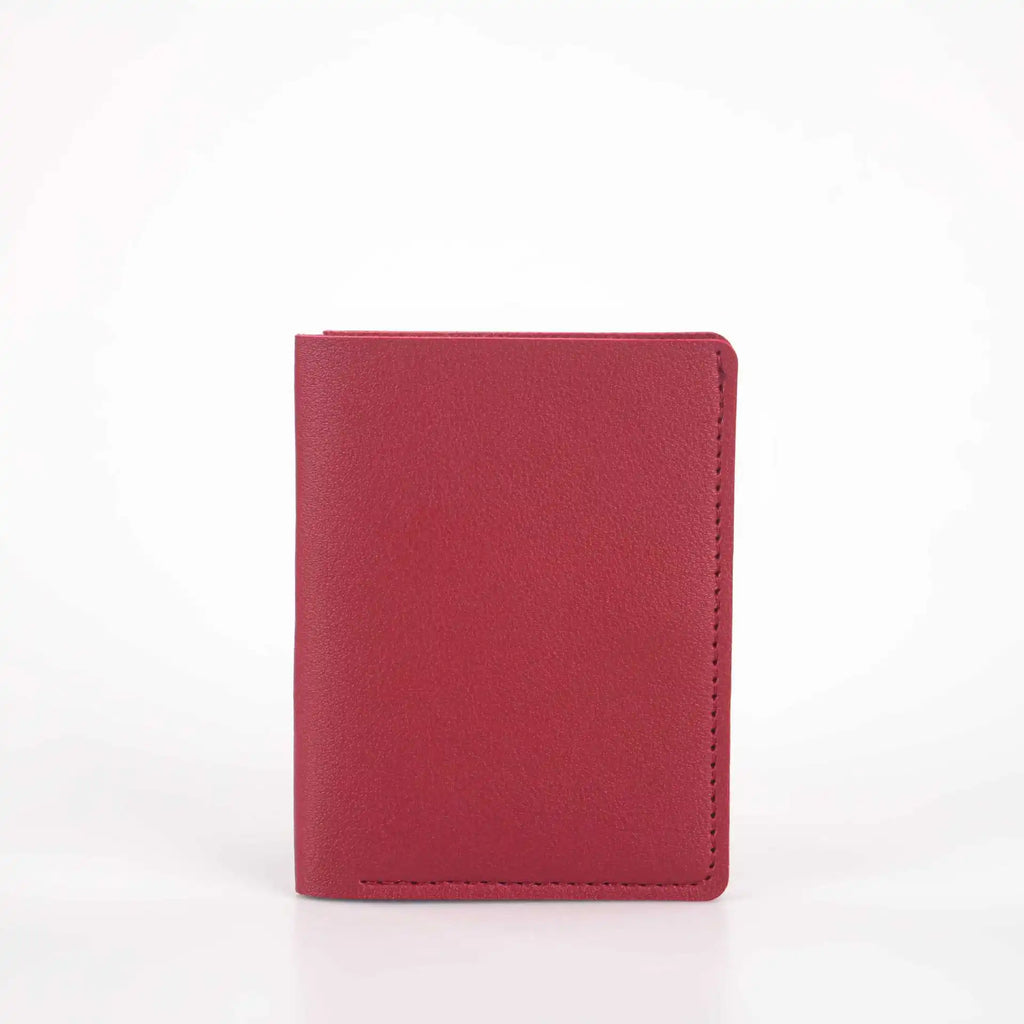 Petit porte-monnaie en cuir pour hommes – Ultra-dünne Kurzbörse mit Reißverschluss, Karten- und Münzfach 