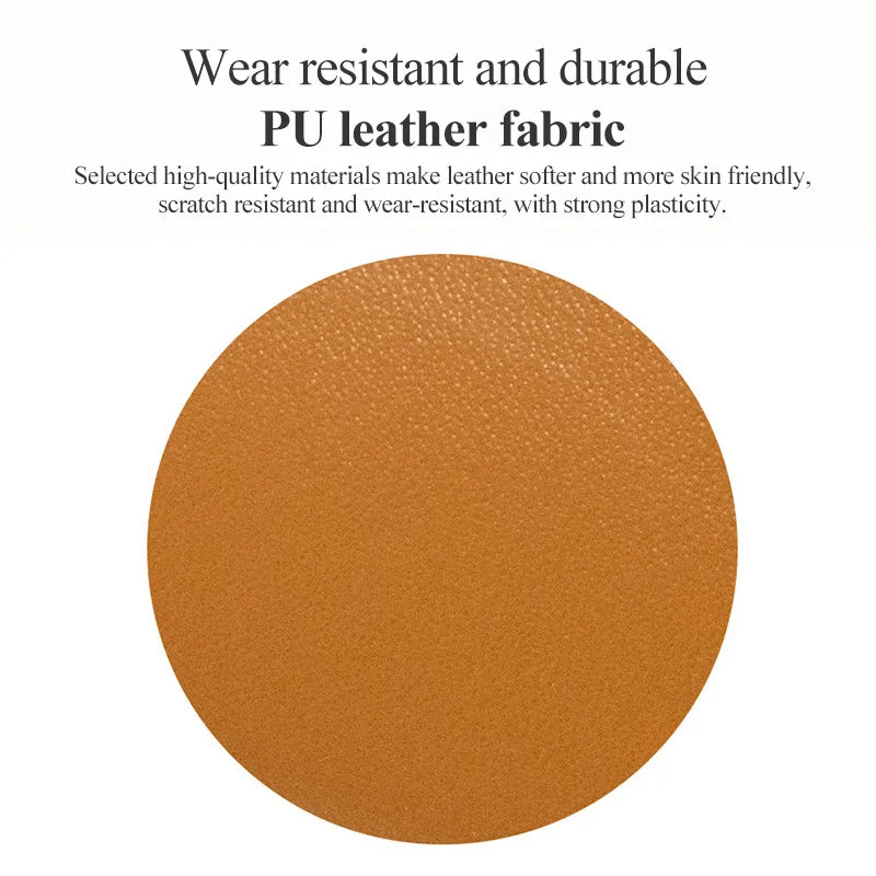 Handgefertigtes PU Leder Stifteetui mit Reißverschluss – Minimalistischer Pen Holder für 3–4 Stifte, Schule &amp; Büro 