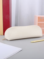 PU Leder Stifteetui – Schlichtes Pencil Case für Schule & Büro | Praktische Stiftetasche als Geschenkidee