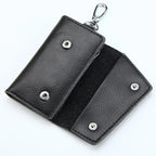 Echtes Leder Schlüsselanhänger Wallet - Schlüssel Organizer &amp; Mini Kartenetui für Herren und Damen 