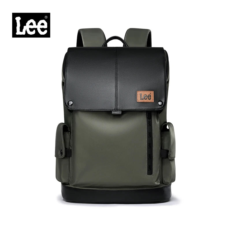 LEE Flip Leder-Rucksack Unisex – Großer Business & Freizeit Laptoprucksack (16 Zoll), wasserfest & leicht