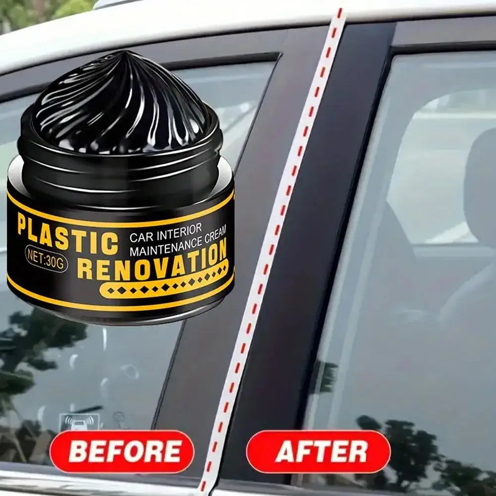 Auto Innenraum Kratzer Entferner Wachs – Kunststoff & Leder Reparaturpolitur für Armaturen, Verkleidungen & Panels