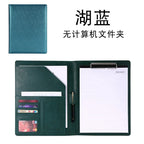 A4 PU-Leder Business Organizer Mappe – Vintage Manager Ordner & Dokumentenmappe mit Klemmbrett für Büro & Führungskräfte