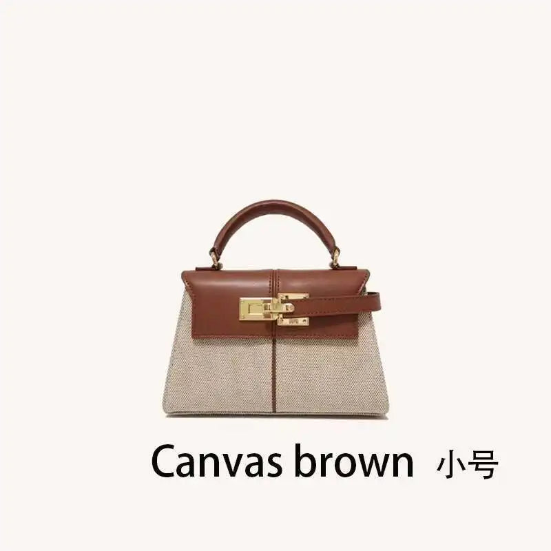 Trapezförmige Damen Handtasche aus PU-Leder – Elegante Top-Handle Bag im Nischen-Design, vielseitig & modern (2025)