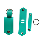 Personalisierter Leder-Schlüsselanhänger mit Foto & Gravur – Individueller Keyring mit Lasertext, emotionales Geschenk für Familie, Freunde & Partner