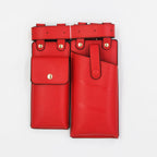 REREKAXI 2er-Set Damen Hip-Hop Bauchtaschen – PU-Leder Fanny Pack & Crossbody Chest Bag, Streetwear Gürteltaschen für Frauen