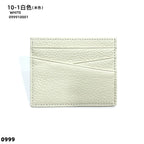 Véritable carte avec initiales – Slim Luxus Card Holder aus Rindsleder für Damen &amp; Herren | Porte-monnaie personnalisé