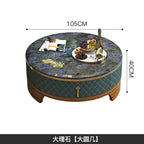 Canapé-lit nordique en cuir au design minimaliste – Canapé-lit modulaire en forme de L/U au canapé-lit avec meubles en bois massif