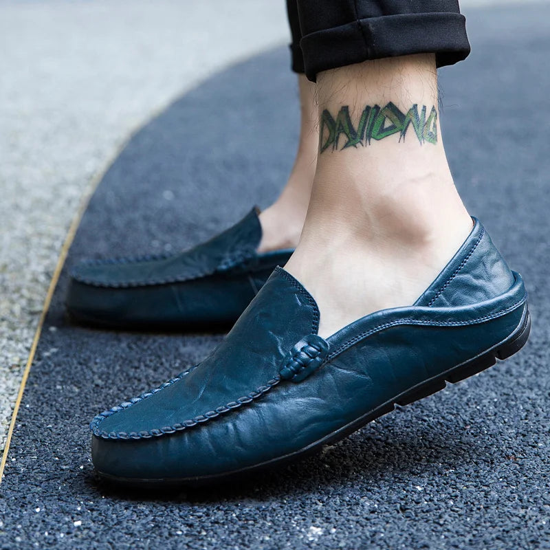 Designer Herren Loafer im Leder-Look – Hochwertige Moccasins & Driving Shoes, leichte Slip-On Schuhe für Business & Freizeit