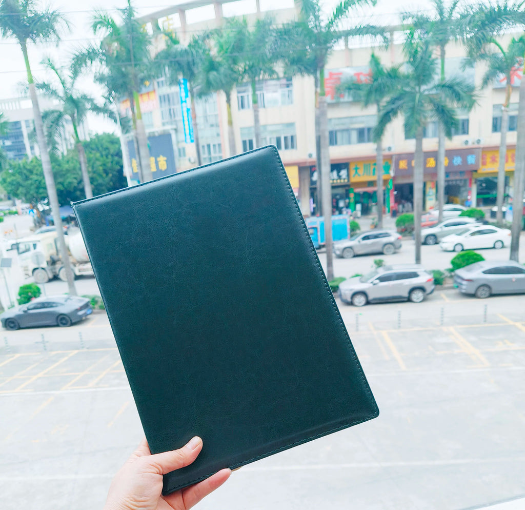 A4 Zertifikatsmappe aus PU-Leder – Elegante Dokumentenmappe 310 × 220 mm | Hochwertige Lederoptik Mappe für Urkunden &amp; Unterlagen